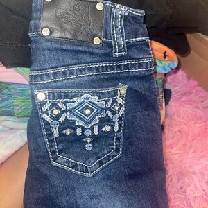 Girls blue jeans